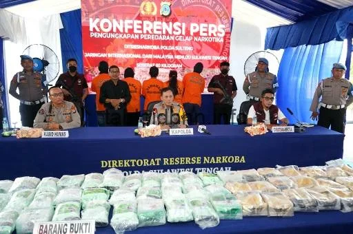 berhasil 60 Kilogram Sabu Jaringan Internasional di Donggala