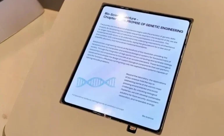 Samsung Pamerkan OLED Foldable Tanpa Crease