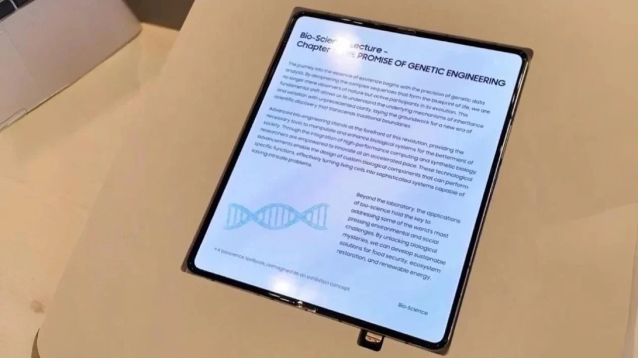 Samsung Pamerkan OLED Foldable Tanpa Crease